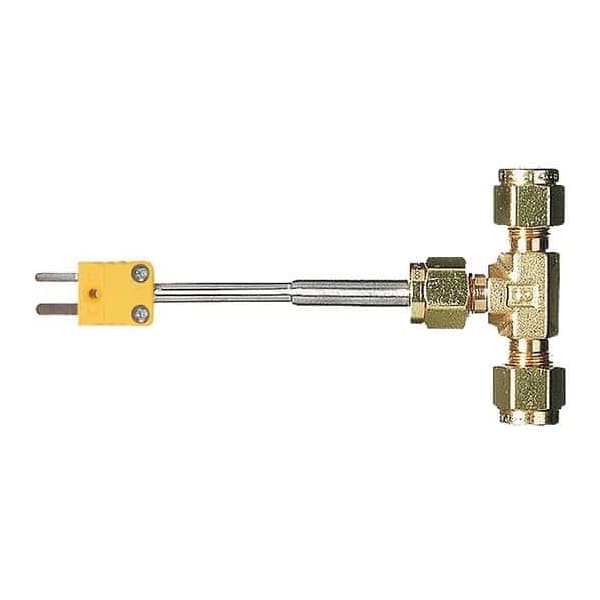Type-K, Flow-Through Probe, 1 / 4" OD Tu